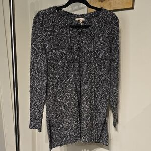 Rebecca Taylor Black and White Cardigan, Size S [B1]